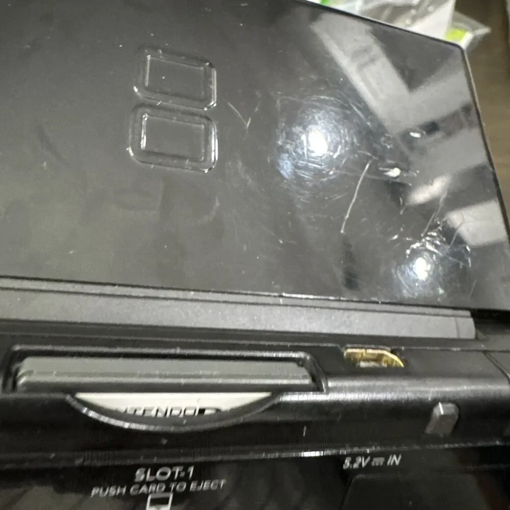 Nintendo DS Lite Handheld Onix Black Tested & Working